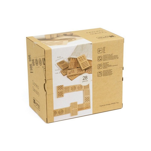 Продукт Andreu toys Гигант - Дървено сензорно домино - 0 - BG Hlapeta